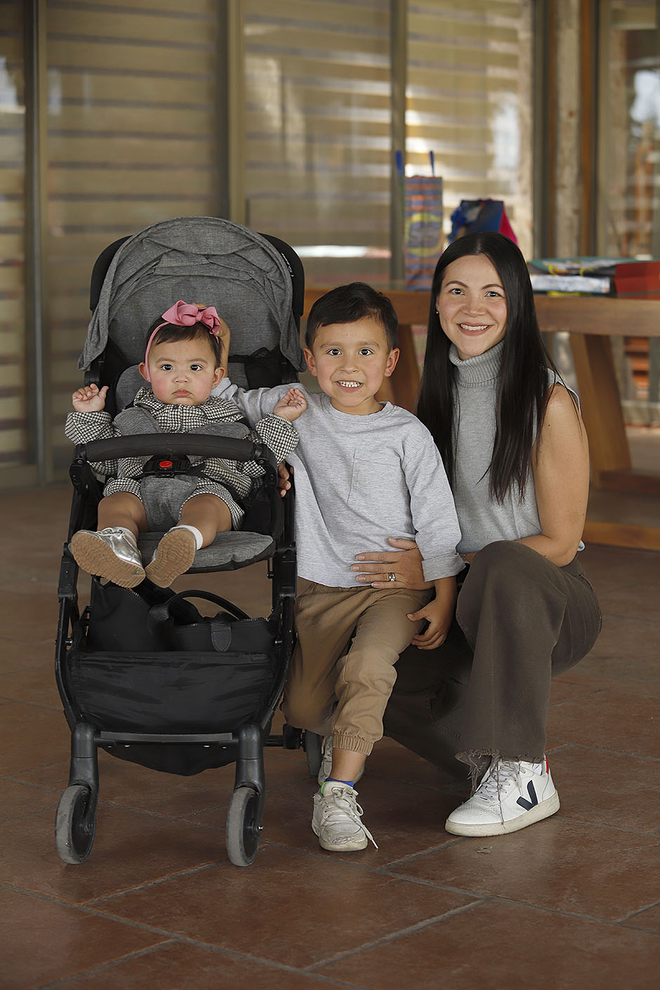 Julieta Sánchez, Andrés Sánchez y Gabriela Gárate