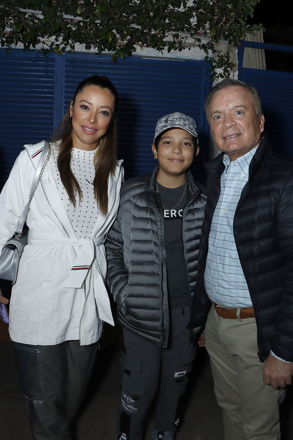Karina Guzmán,  Ricardo Guzmán y Agustín Parra