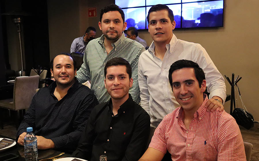LUIS DELGADO, LUIS VIOLANTE, JOSÉ  ARGÜELLES, FABIÁN TERÁN, EDGAR GONZÁLEZ