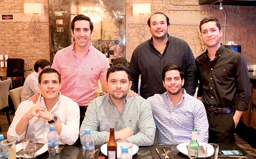 EDGAR GONZÁLEZ, JOSÉ  ARGÜELLES, FABIÁN TERÁN, LUIS VIOLANTE, LUIS DELGADO Y ALEJANDRO MORRIS