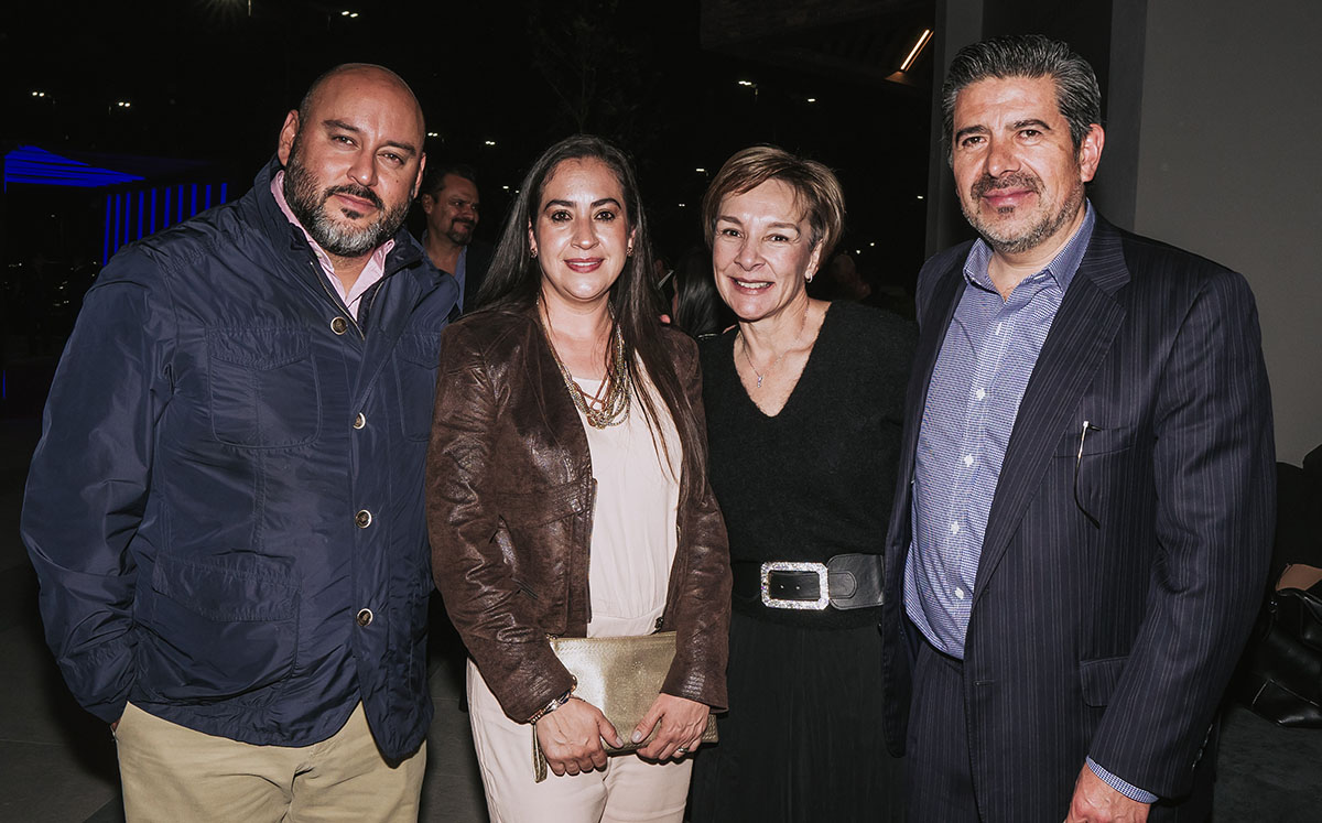 Alejandro Pérez, Dora Herrera, Leticia Marín y Jorge Ortega