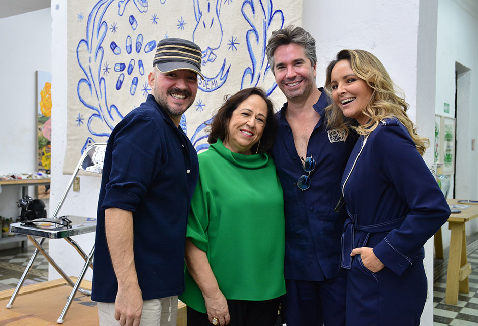 José Adrián Moreno, Gaby López, Manuel Maciel y Ale Martínez