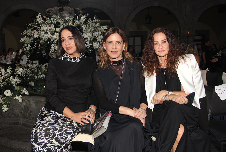 Paulina González Guerra, Diana Malacara y Pilar Bolaños.