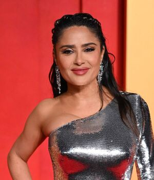Salma Hayek robó cámara en el after party de los Premios Oscar 2024 (Foto: Getty)