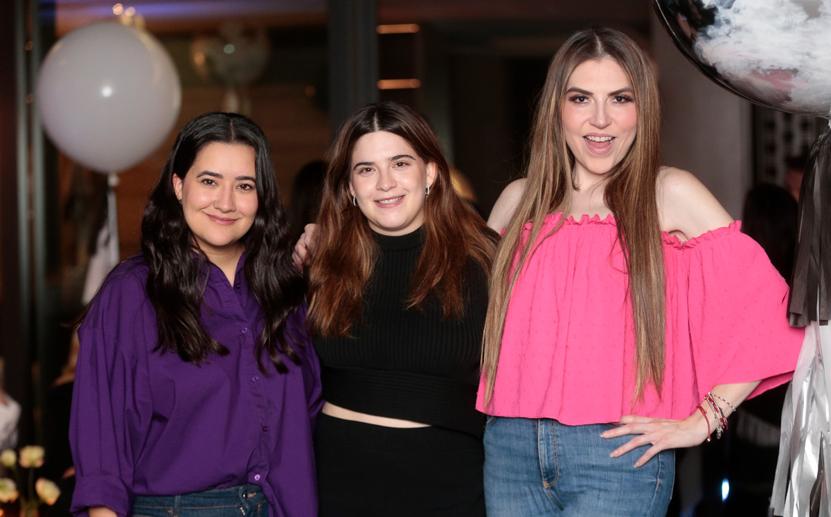 Ana Cecy Lozano, Sofía Guajardo y Astrid Rivero / Foto: Daniel Saldívar