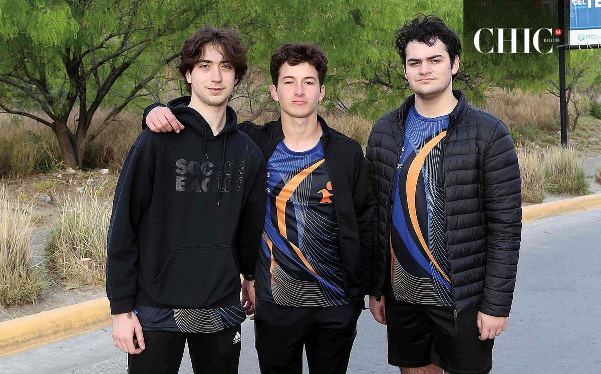 Andrés Elizondo, Andrés Páez y Andrés Garza. Fotos: Roberto Alvarado