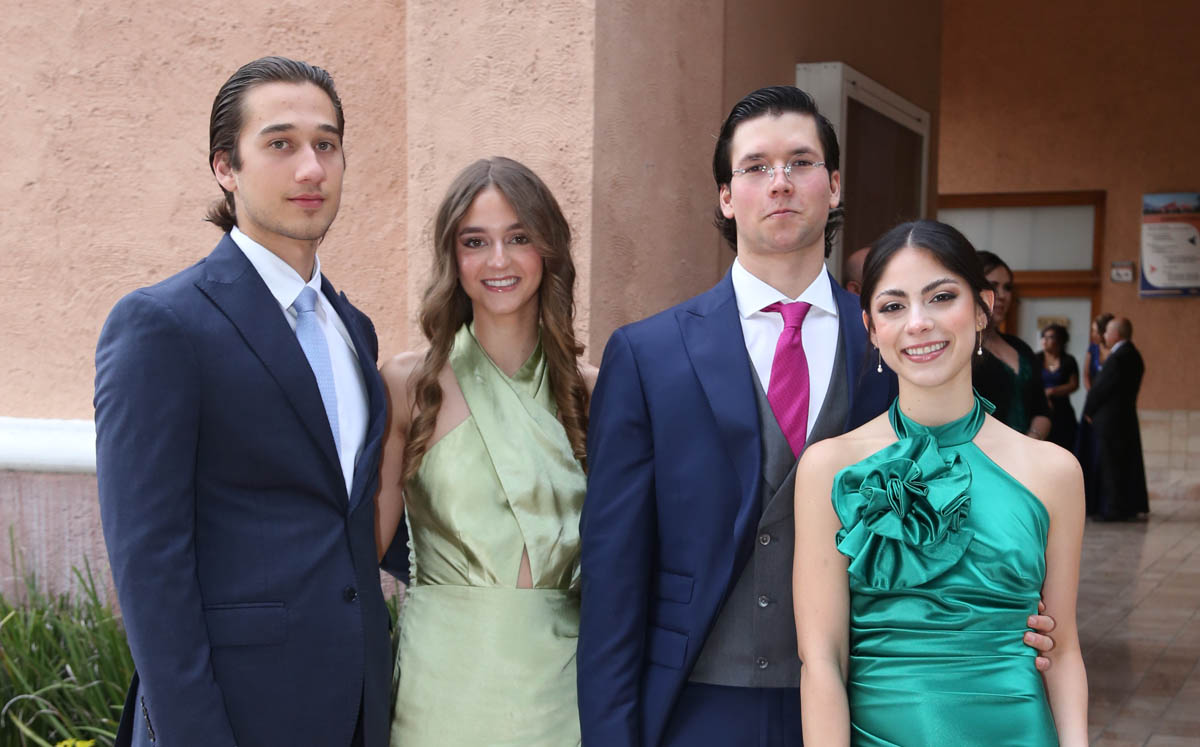 César Mena, Vanesa Arnaud, Francisco González y Emilia Montes
