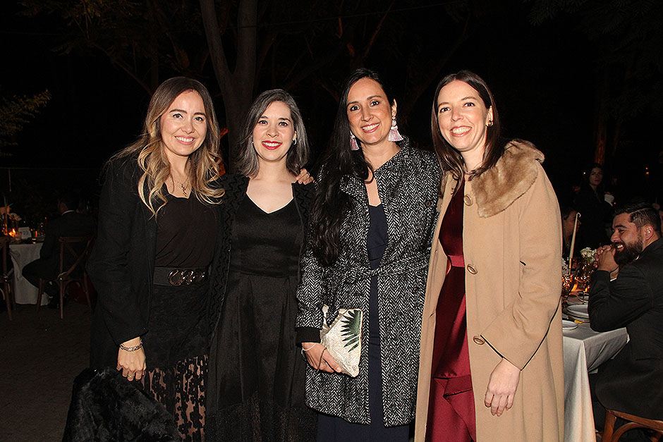 Cynthia Martínez, Sandra Gutiérrez, Andrea Rizo y María Martínez.