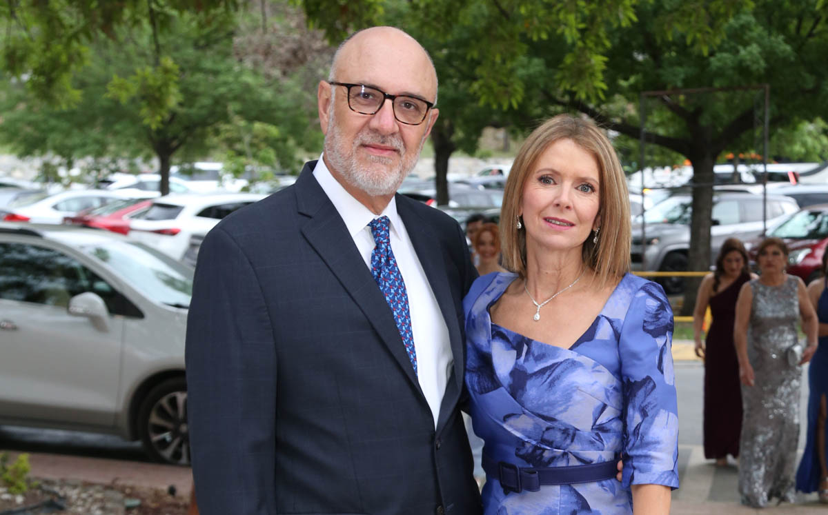 Eugenio López y Cristel Enkerlin