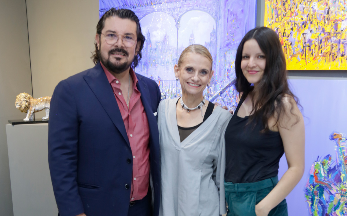 Jorge Gama, Gabriela Sada y Violeta Romero / Foto: Omar Valdez