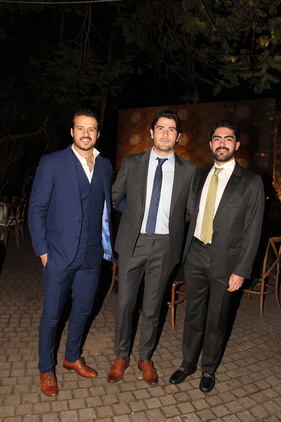 Juan Cortés, Cristobal Carroll y Diego García