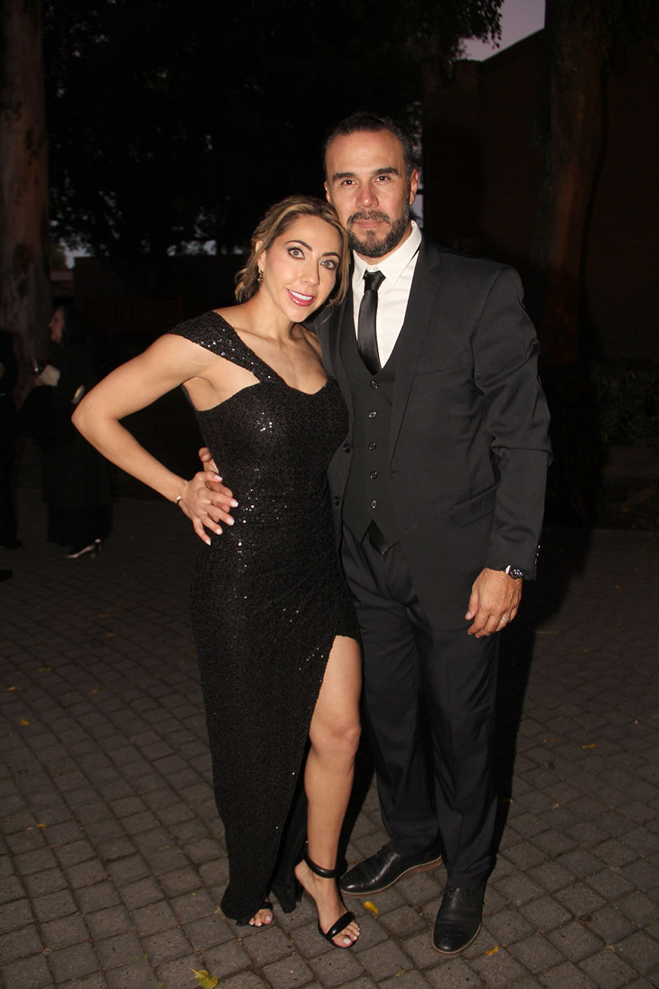 Lizet Eguiluz y Fausto Sigala.