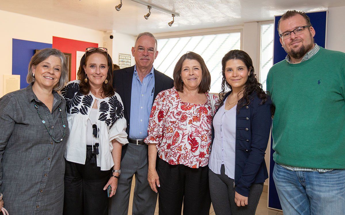 Blanca Naveda, Lulú Naveda, Carlos Faure, Ivonne N Faure, Ivonne Corona y Armando Deverdun