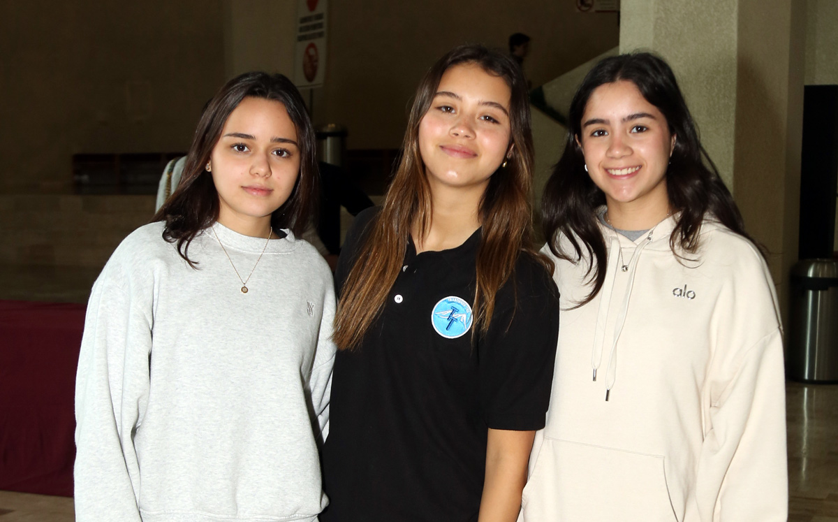 Carolina Decrescenzo, América Rodríguez y Emma Saldívar / Foto: Omar Valdez