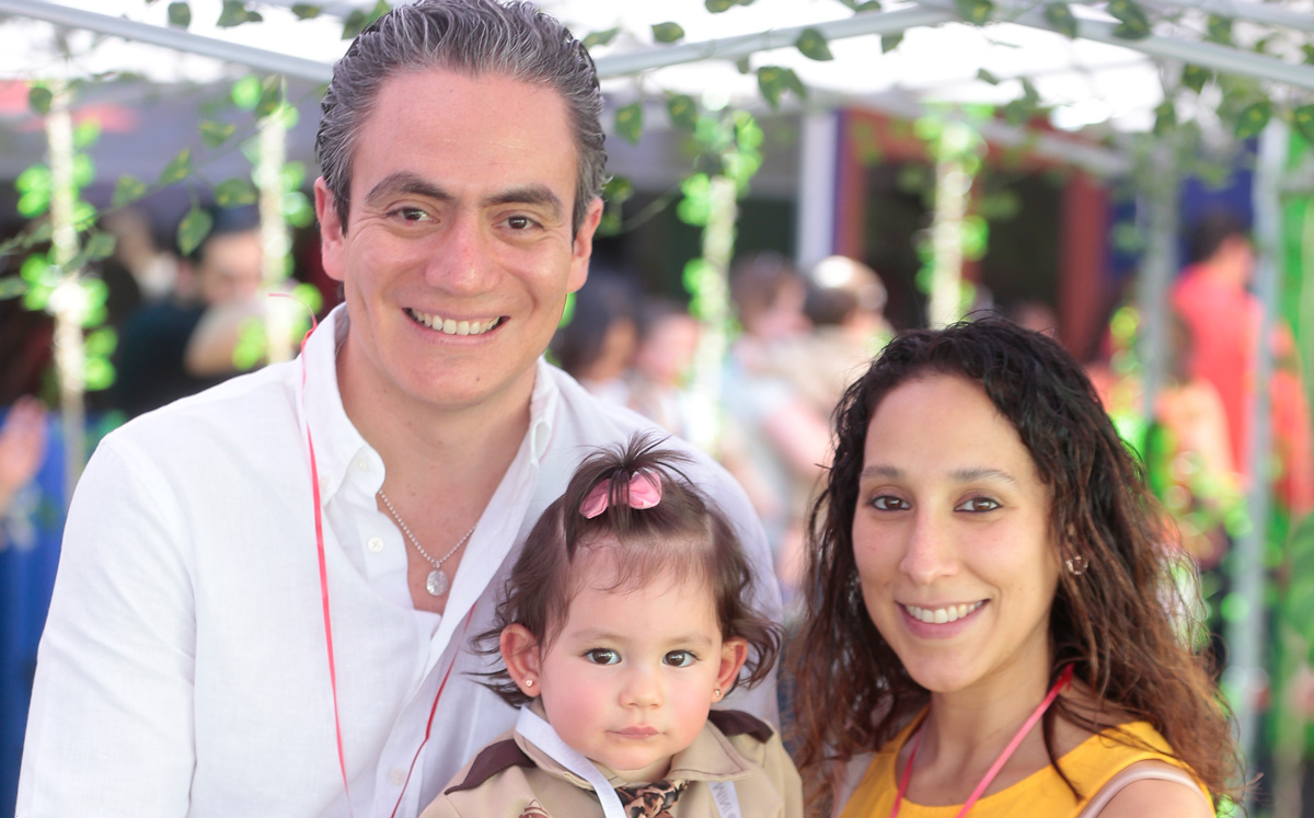 Enrique Alarcón, Camila Alarcón y Lorena Fernández / Foto: Daniel Saldívar