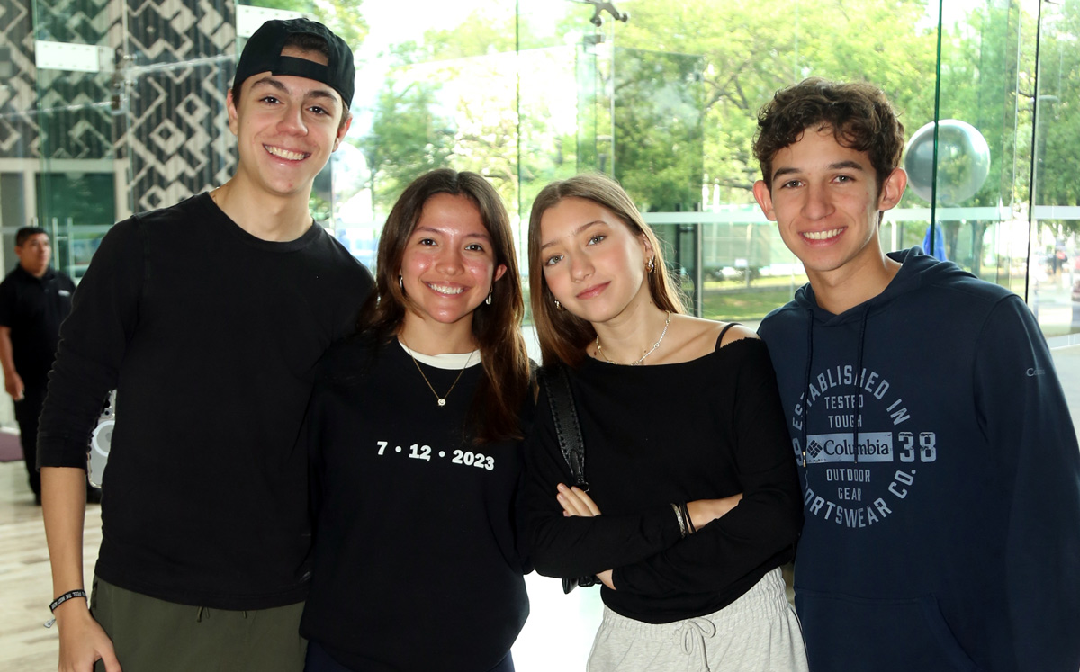 Jaime Rosales, Caro Weber, Paty Morales y Santiago González / Foto: Omar Valdez