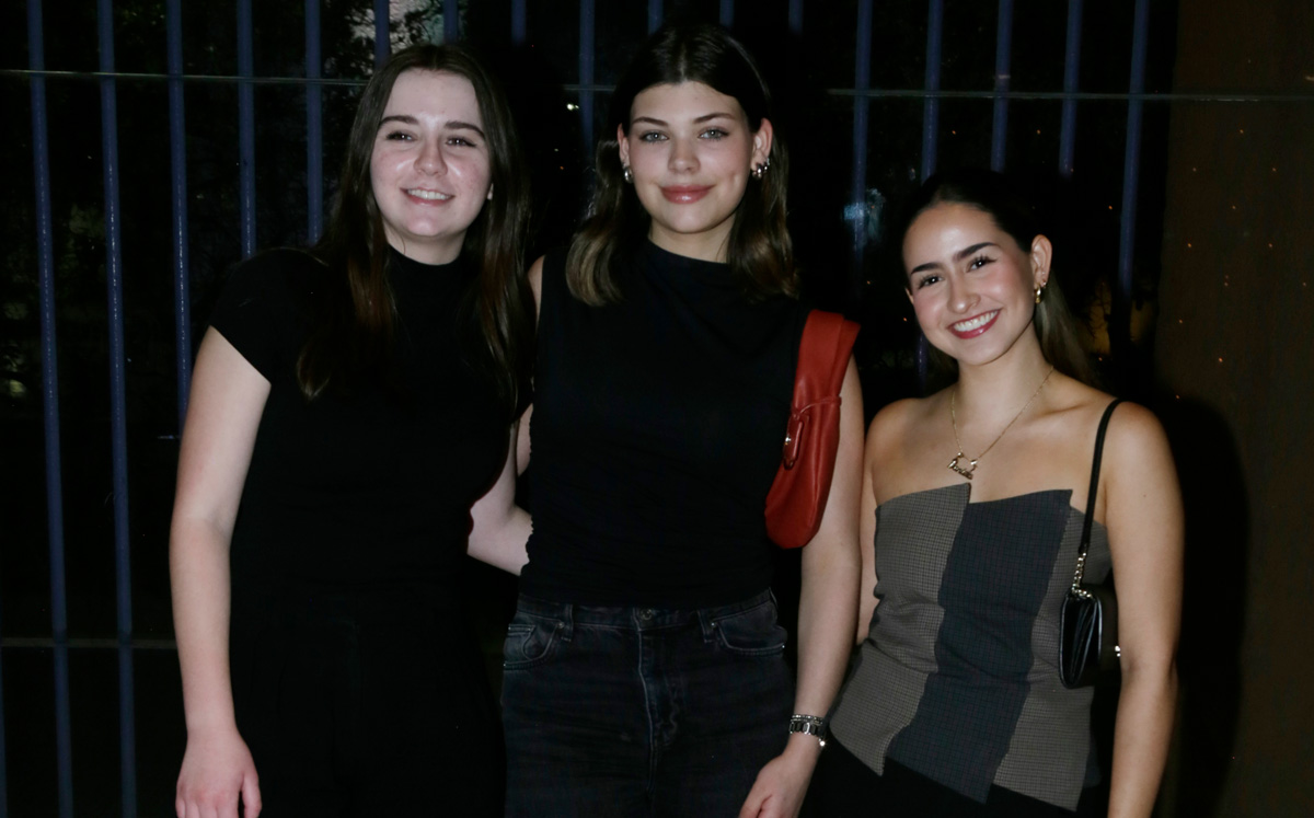 Jimena Lankenau, Balbina Guerra y Daniela Guzmán / Foto: Omar Valdez