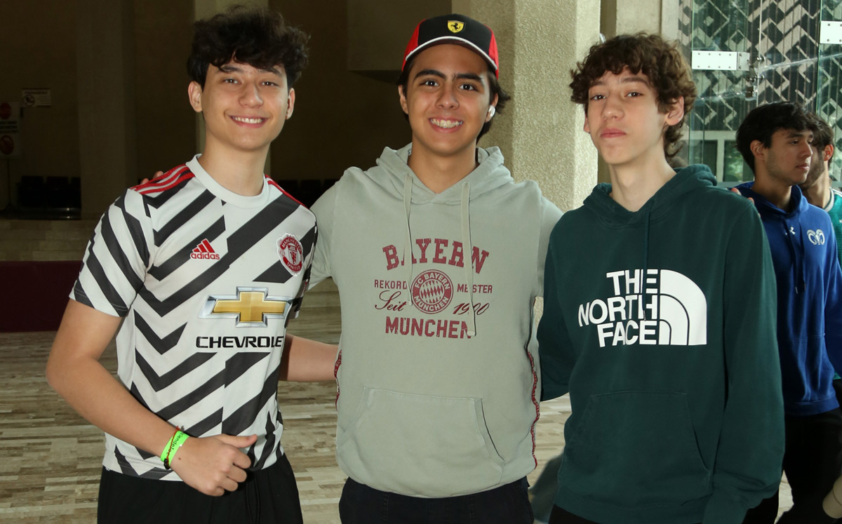 Rafael Kussaba, Eugenio Brunell y Eduardo Martínez / Foto: Omar Valdez