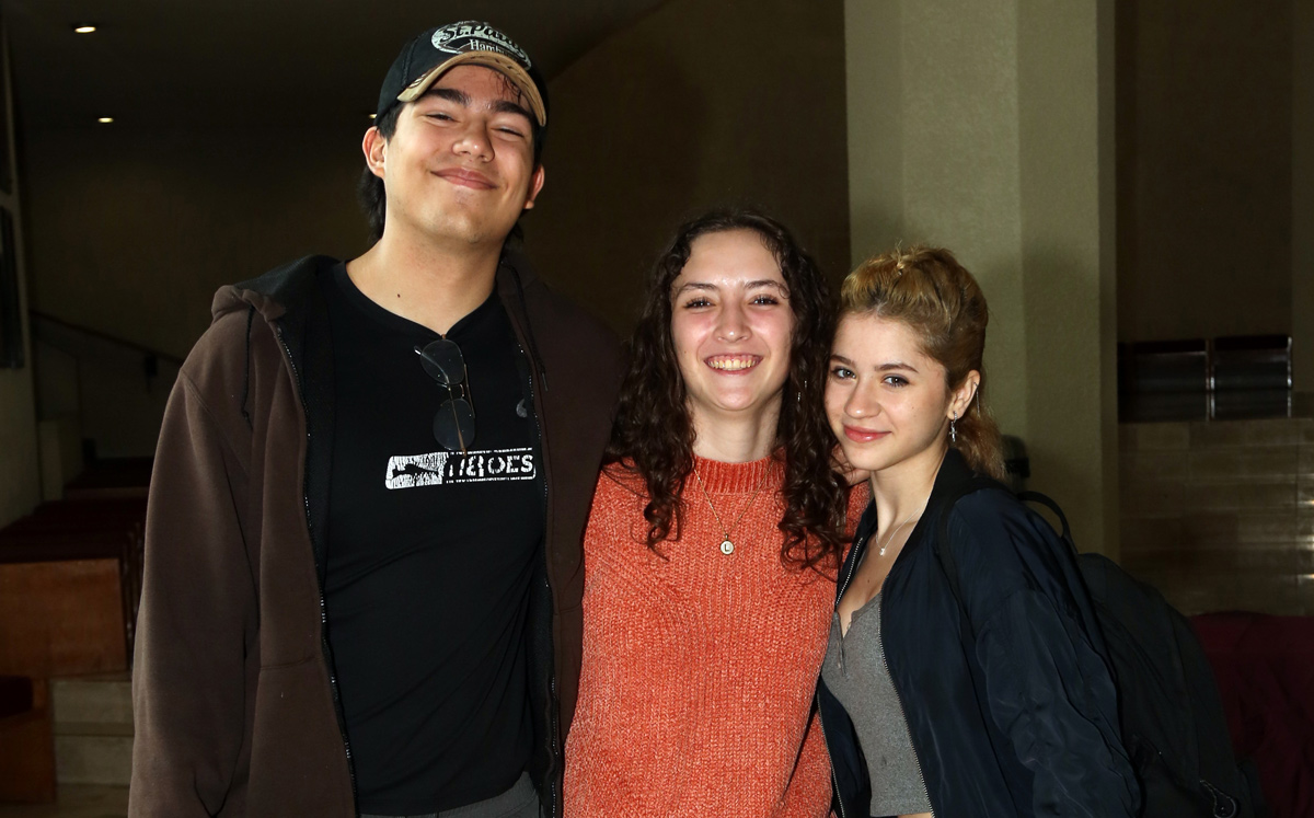 Roberto Muñoz, Ana Lucía Treviño y Andrea Lobo / Foto: Omar Valdez
