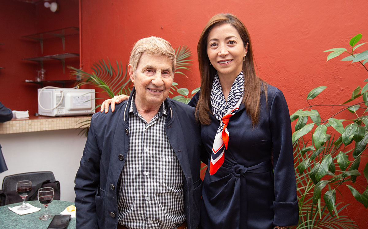 Yvon Dray y Angie Nava