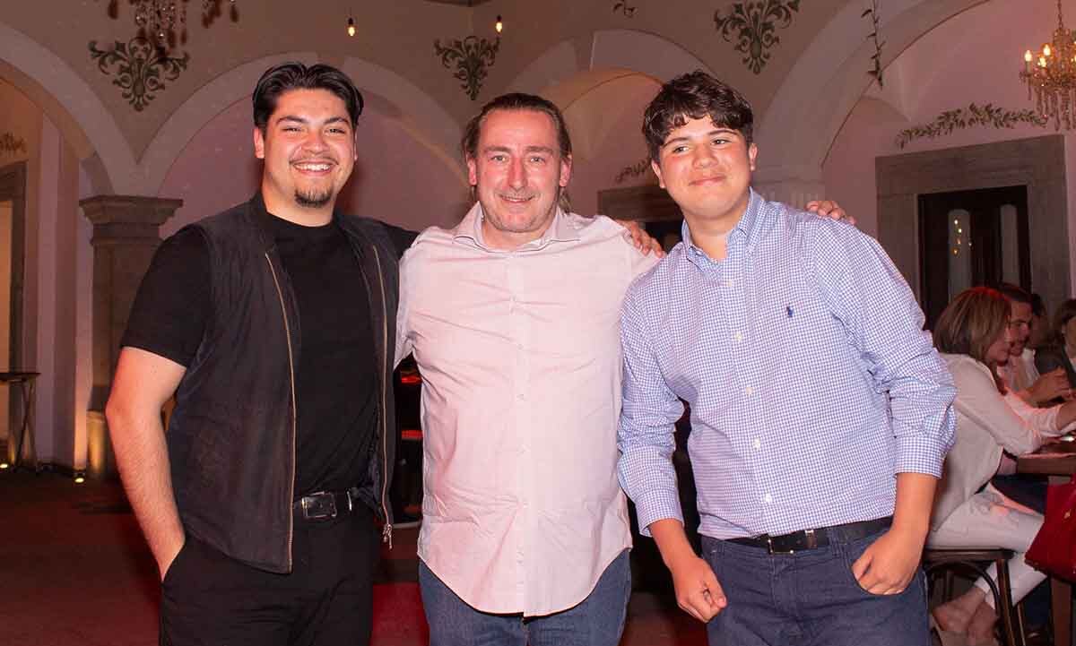 Jam Hjuch, Matías Huch y Juan Pablo Moreira