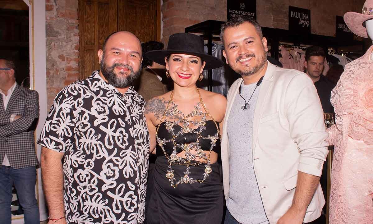 Israel Macías, Joceline Moncada y Jacobo Pulido