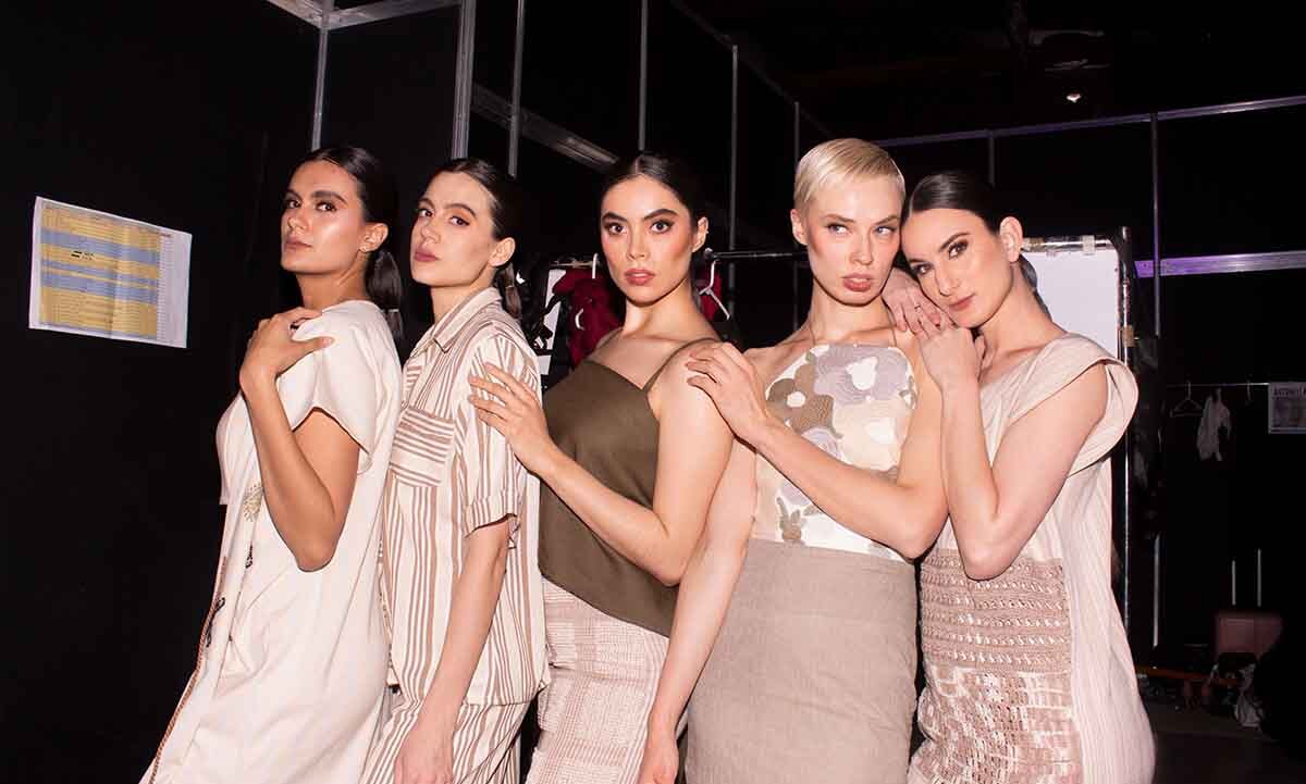 Modelos de Hygge Model Management. Samantha Morales, Micaela Serravalle, Jessica Suastegui, Nika Khaila y Greysi Suárez