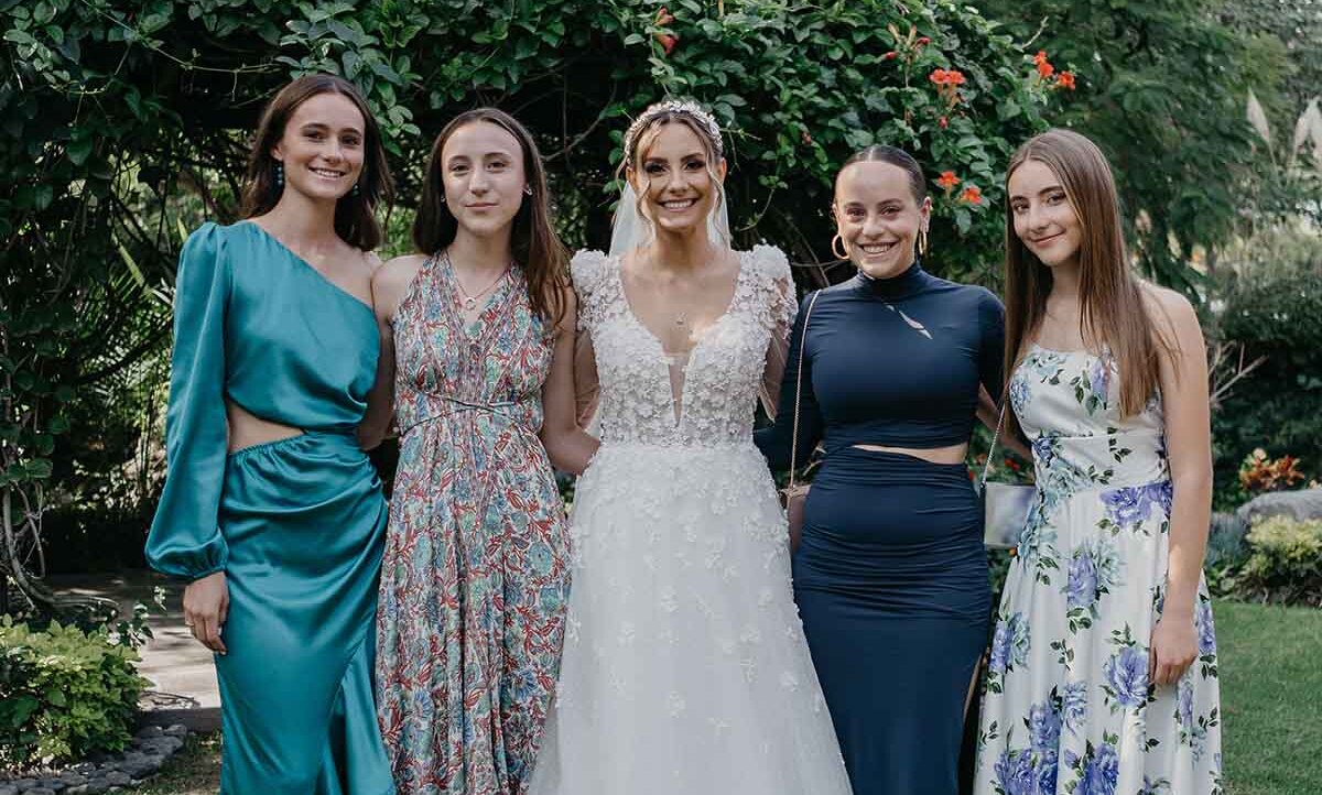 Maria Valtonra, Andrea Valtonra, Nicole Fernández Paulina Sobero y Daniela Sobero