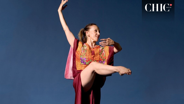 Ella es Viviana Basanta, hija de Amalia Hernández y actual directora artística del Ballet Folklórico de México.