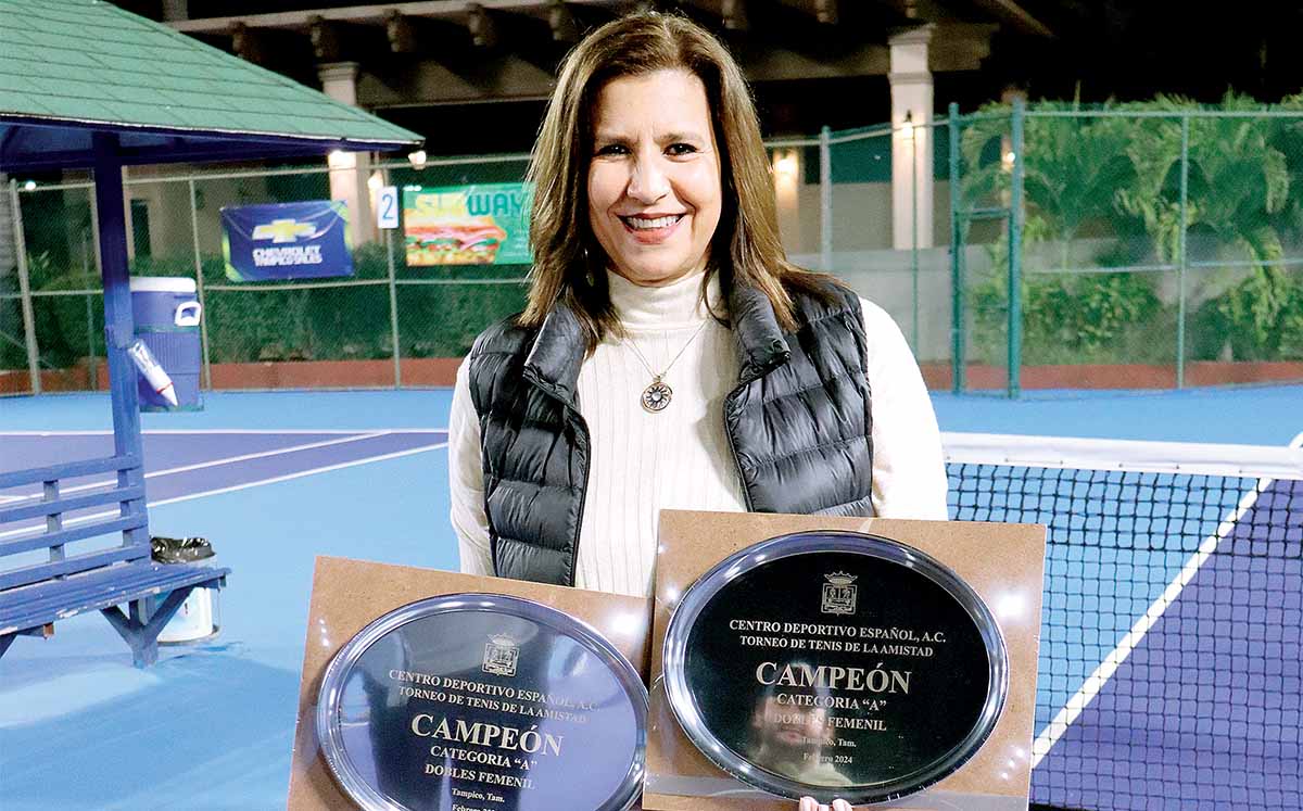 JUDITH ARGUELLES fue una de las indudables ganadoras del Torneo de la Amistad 2024