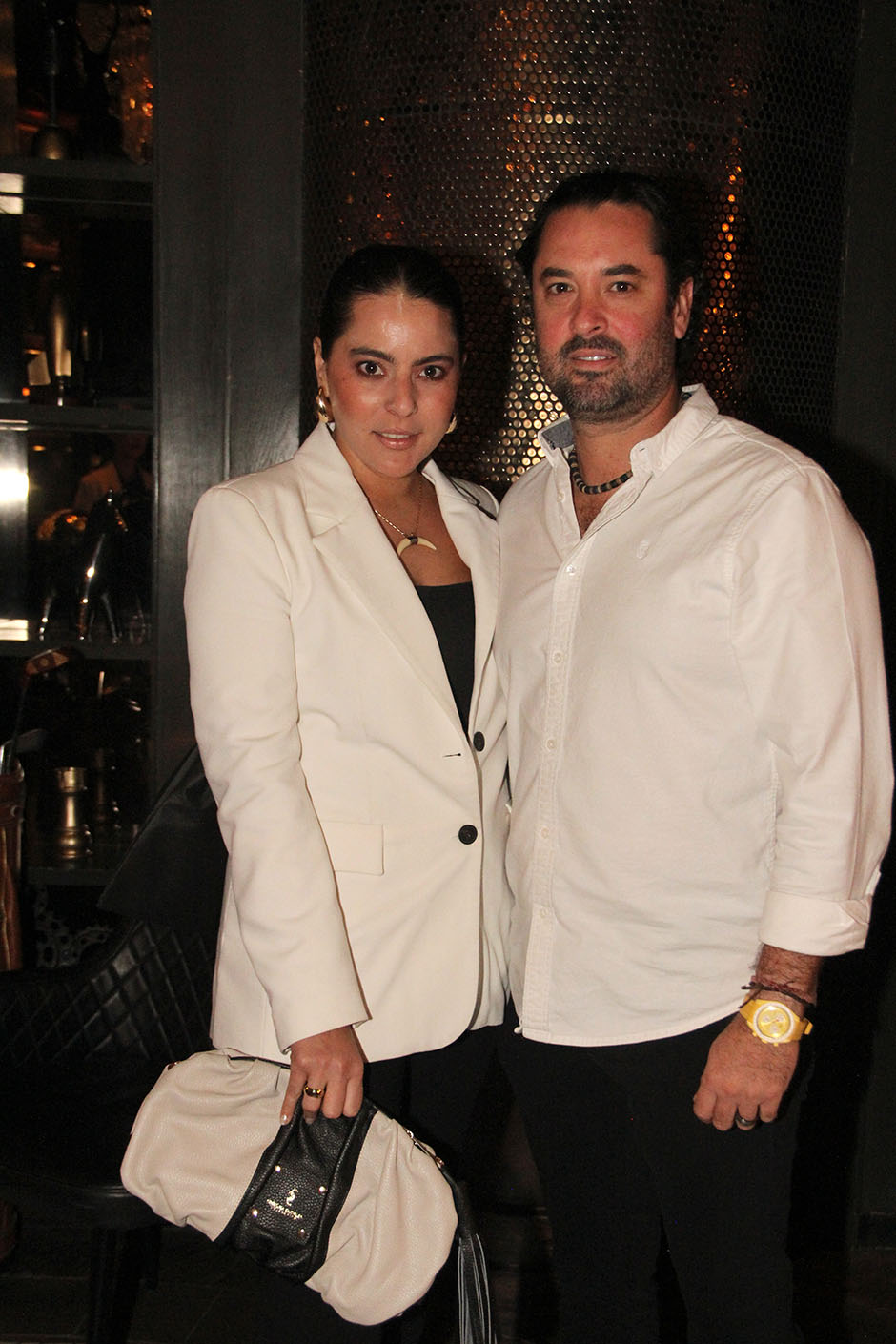 Carolina Crowley y Enrique Robles