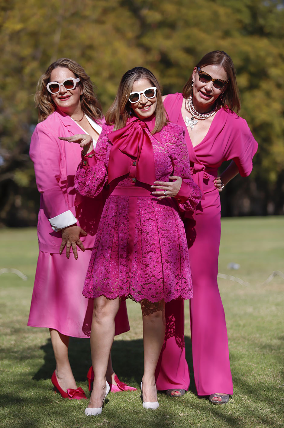 Karina Fregoso, Zaida Madrigal y Consuelo Zepeda