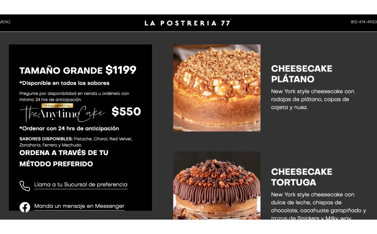 Poncho de Nigris es expuesto por los precios de sus pasteles (Instagram)