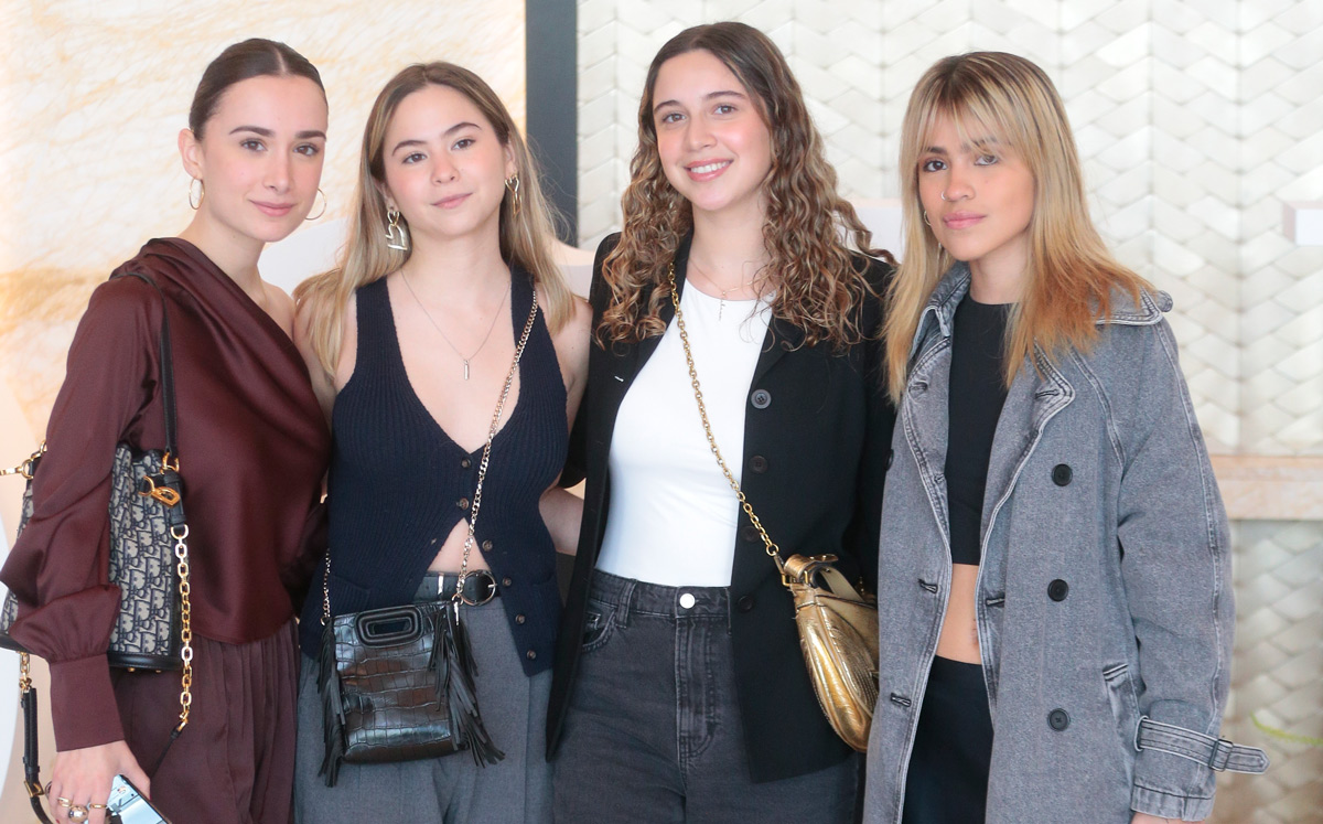 Cordelia Tamez, Luciana Polín, Rebeca Manzur y Daniela Delgado / Foto: Daniel Saldívar