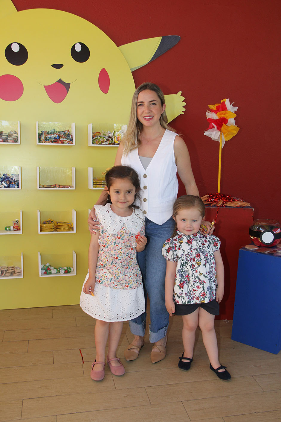 Mònica Gonzàlez, Ana Paula y Regina Zarur.