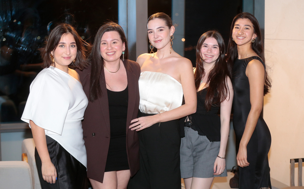 Sofía Guerrero, Sofía Tafich, Mara Chapa, Valeria Martínez y Cristina Paulín / Foto: Daniel Saldívar