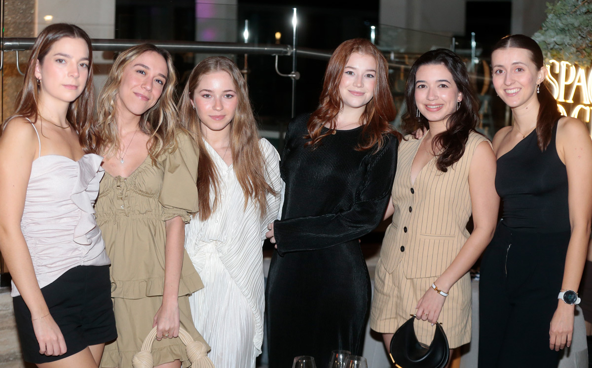Viviana Elizondo, Paulina Castrillón, Eugenia Garza, Daniela Garza, Vero Clariond y Paulina González / Foto: Daniel Saldívar