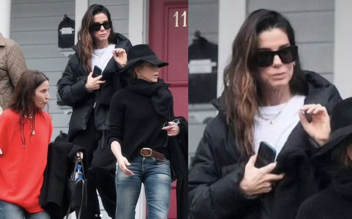 Sandra Bullock reaparece tras la muerte de su esposo con nuevo rostro (X)