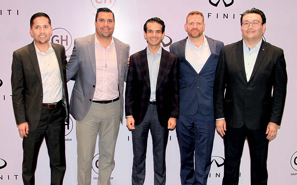 JOSÉ MANUEL MORENO, ALEJANDRO CASILLAS, JORGE  CHARUR, EDWARD DOWNER Y DAVID CORTÉS disfrutaron de las instalaciones