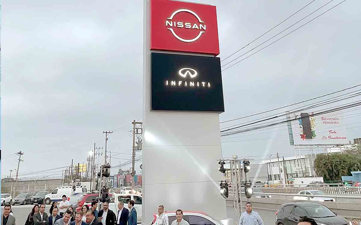 Tampico es la primera ciudad en el mundo en tener el tótem fusionado de las marcas Nissan e INFINITI