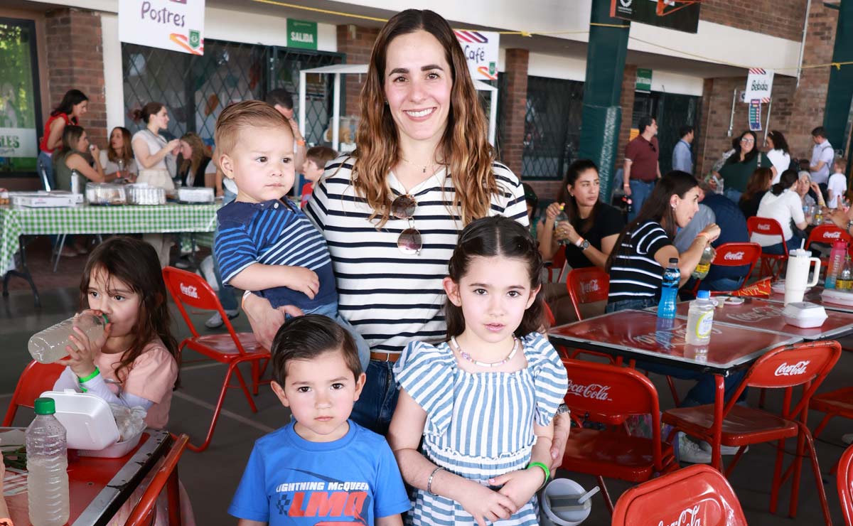 Andrés, Paula, Bernardo y Daniela