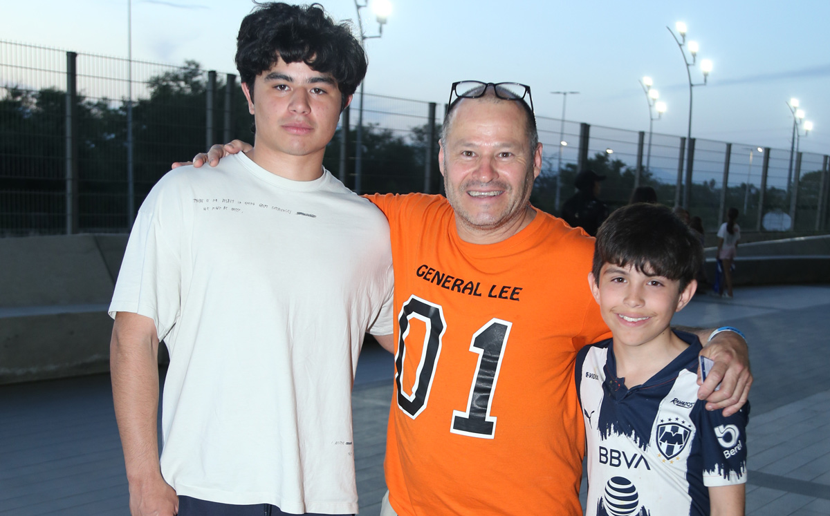 Diego Garza, Ricardo Valdés y Alan Garza / Foto: Roberto Alvarado