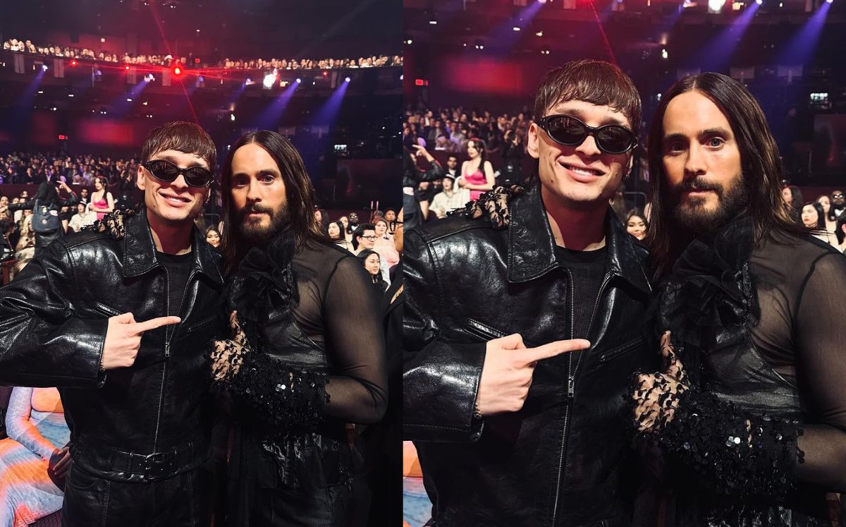Jared Leto es criticado por presumir una foto con Peso Pluma (Instagram)