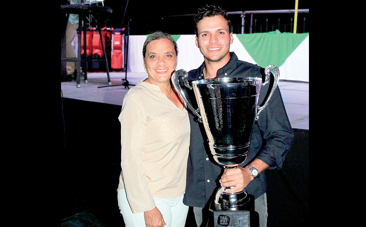 NENO SCHEKAIBAN Y HUGO HERNÁNDEZ llegaron puntuales al torneo