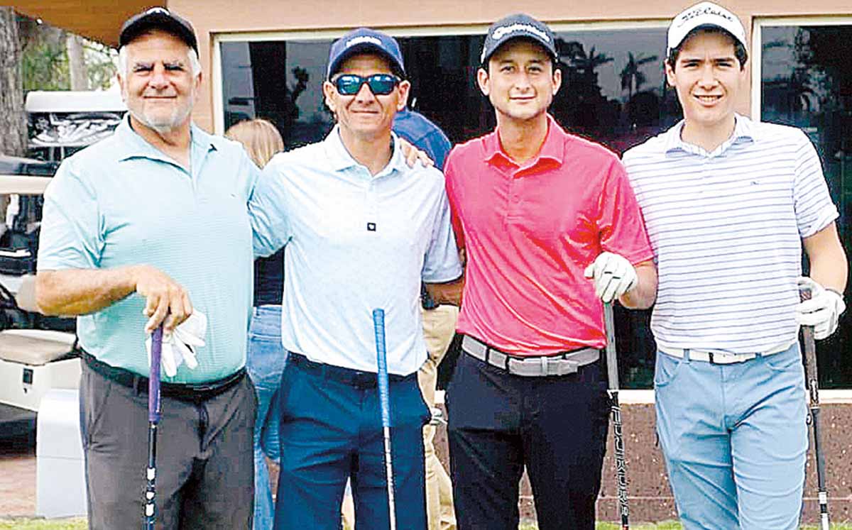RICARDO SAMAR, CARLOS JALILI, HOMERO LADAGGA Y MAURICIO LLAMAS nos regalaron sus mejores sonrisas en el torneo