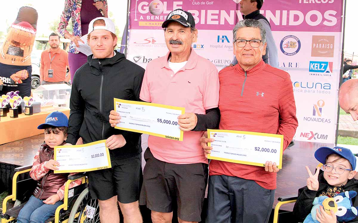 RUBÉN FERES, JUAN DE DIOS GARCÍA Y ALFREDO TORRES disfrutaron del ambiente competitivo