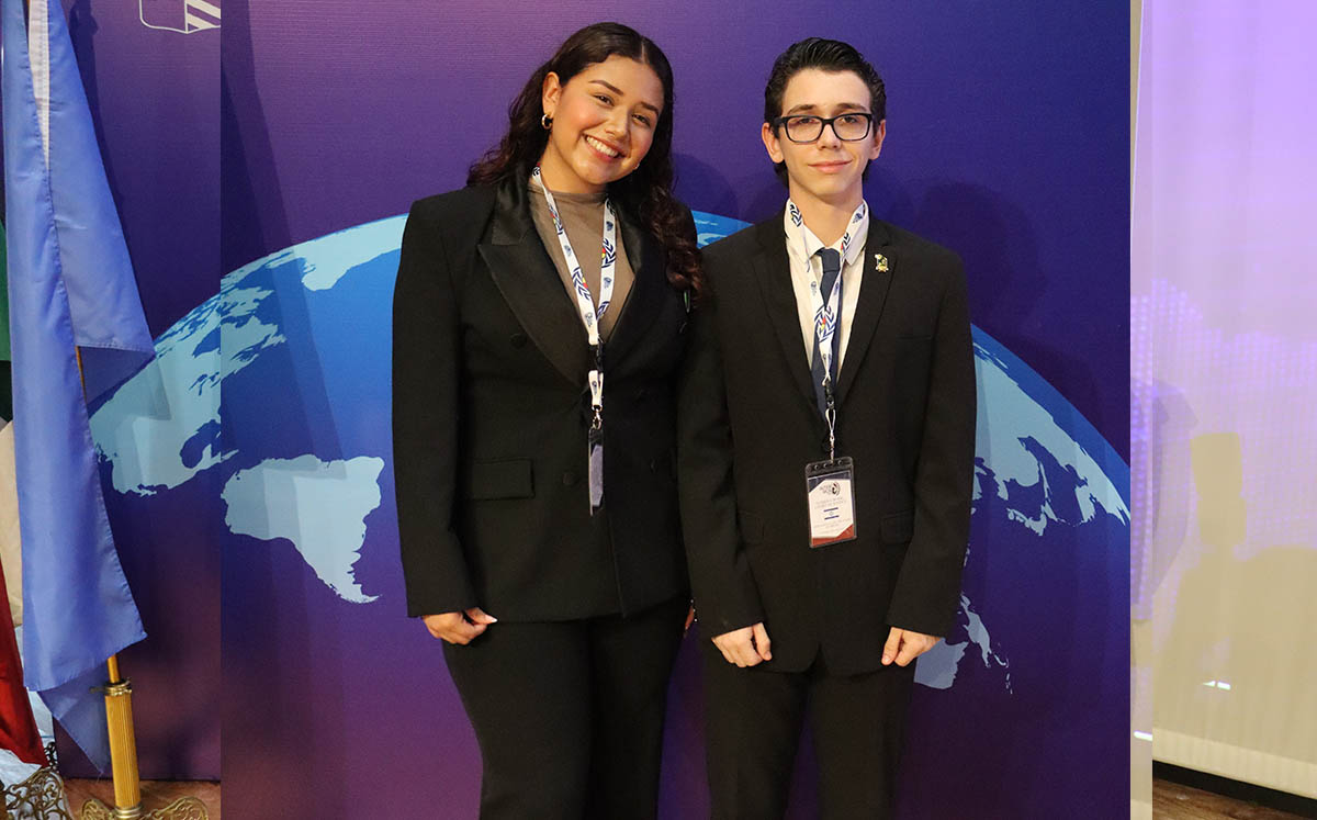 MARÍA FERNANDA LÓPEZ Y CRISTOPHER ARMSTRONG se convirtieron en en diplomáticos de distintos países que buscaban proponer soluciones a problemáticas