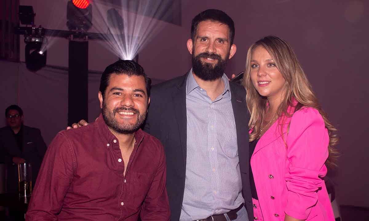Daniel Jiménez, Sadoc Mendoza y Mónica Jiménez