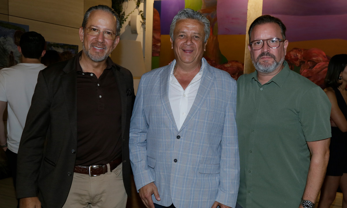 Guillermo Durán, Agustín Suárez y Bernardo Pozas / Foto: Omar Valdez