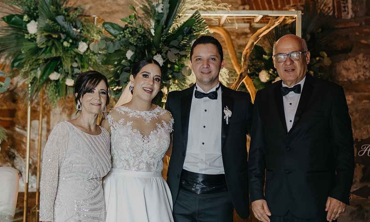 Bego Sañudo, Angélica González, Manolo Blanco y Abel Huesca